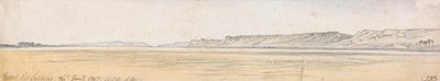 Gebel Es Silsilis von Edward Lear